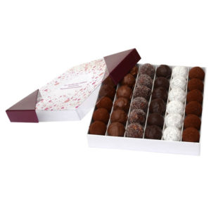 Boite_Carré_chocolats_Truffes_Assortiments_Jardin_des_Delices