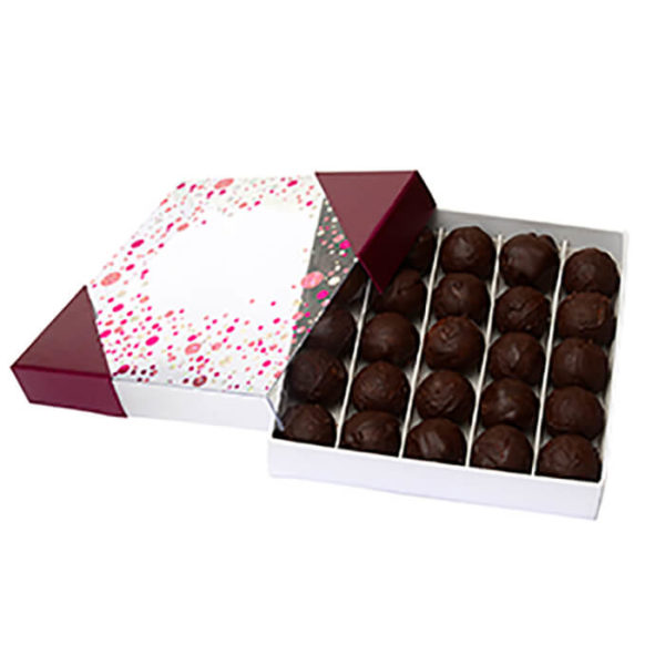 Boite_Carré_chocolats_Truffes_Noires