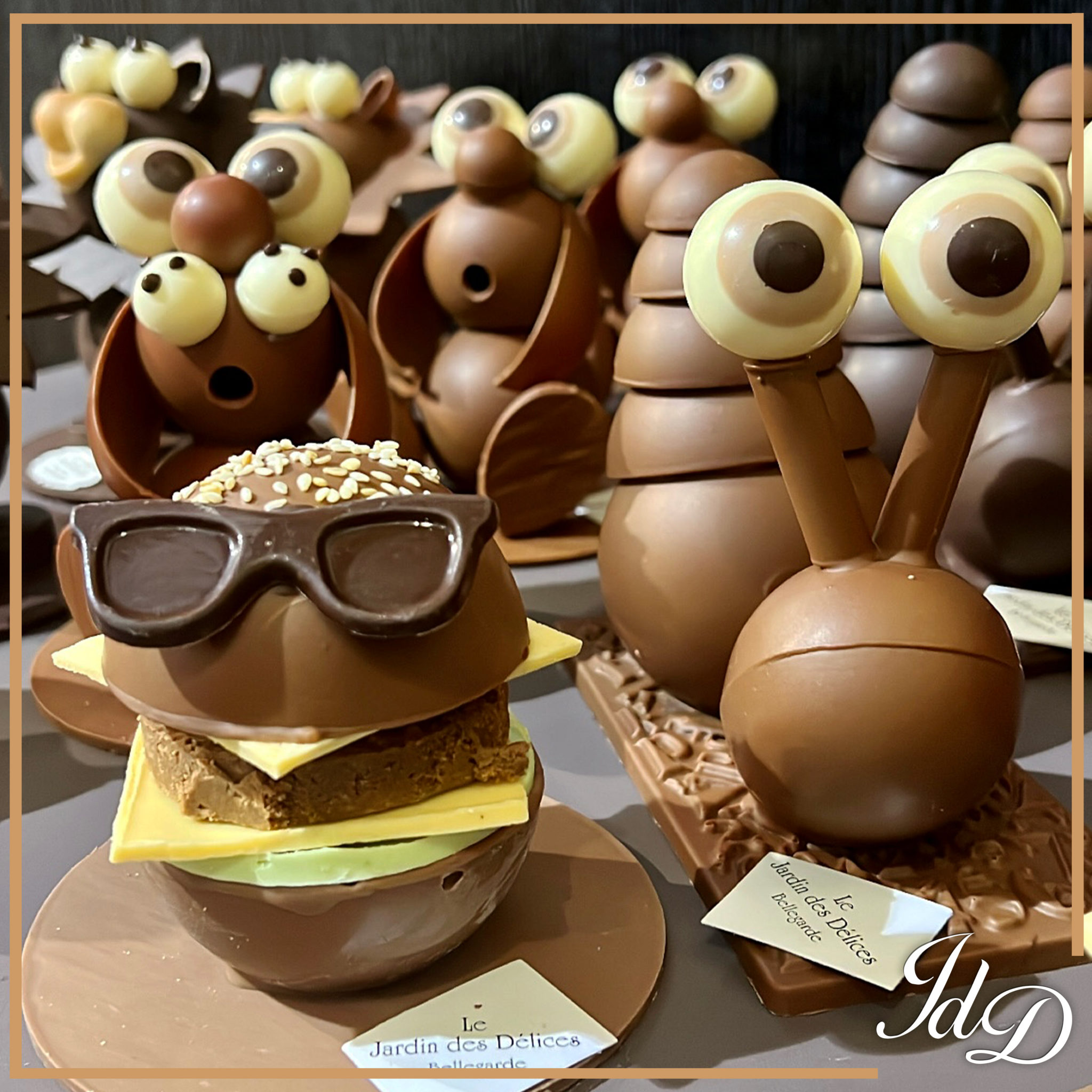 Chocolats de pâques- Le jardin des délices