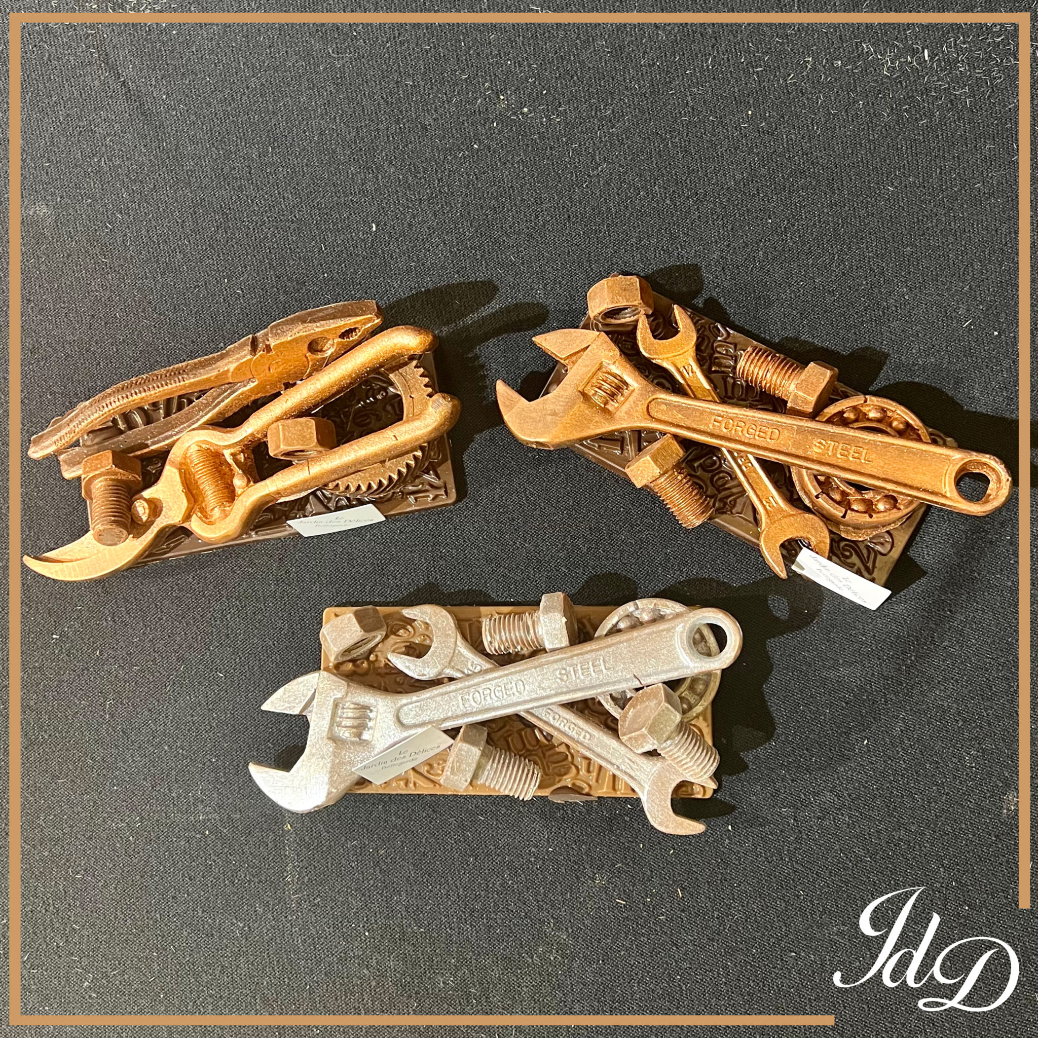 Outils en chocolat - Pâques - Valserhône - Le Jardin des Délices