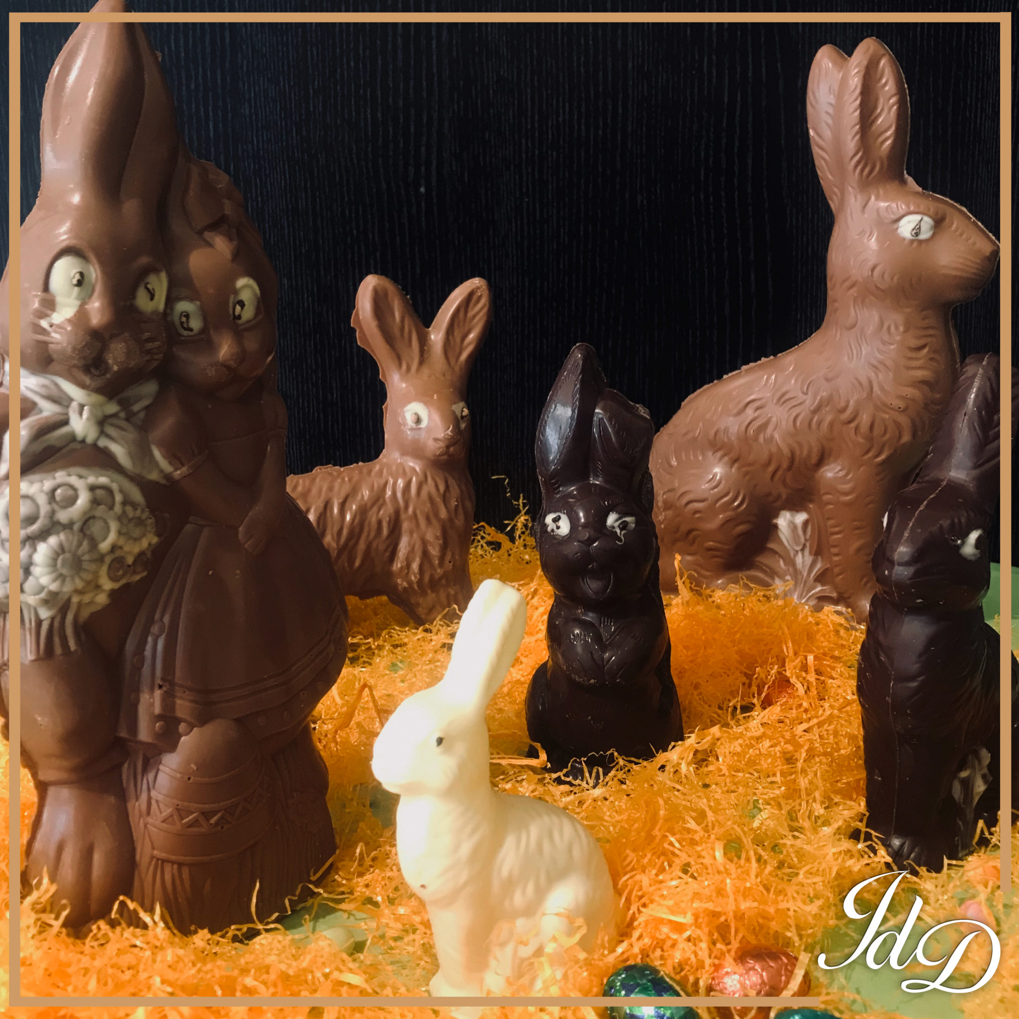 Lapins en chocolat - Pâques - Valserhône - Le Jardin des Délices
